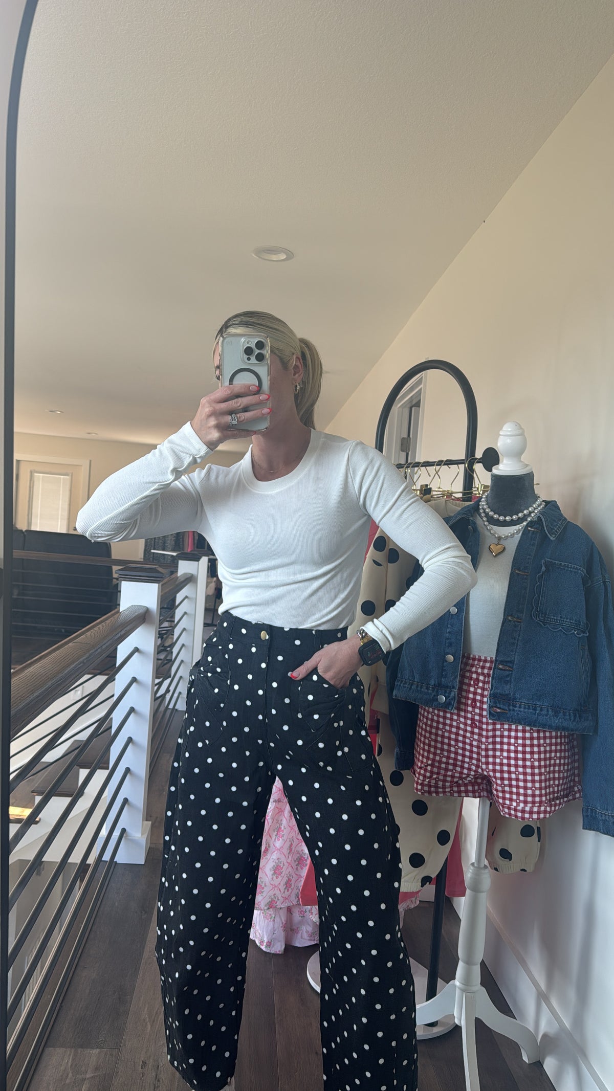 Dot of Love Barrel Jeans