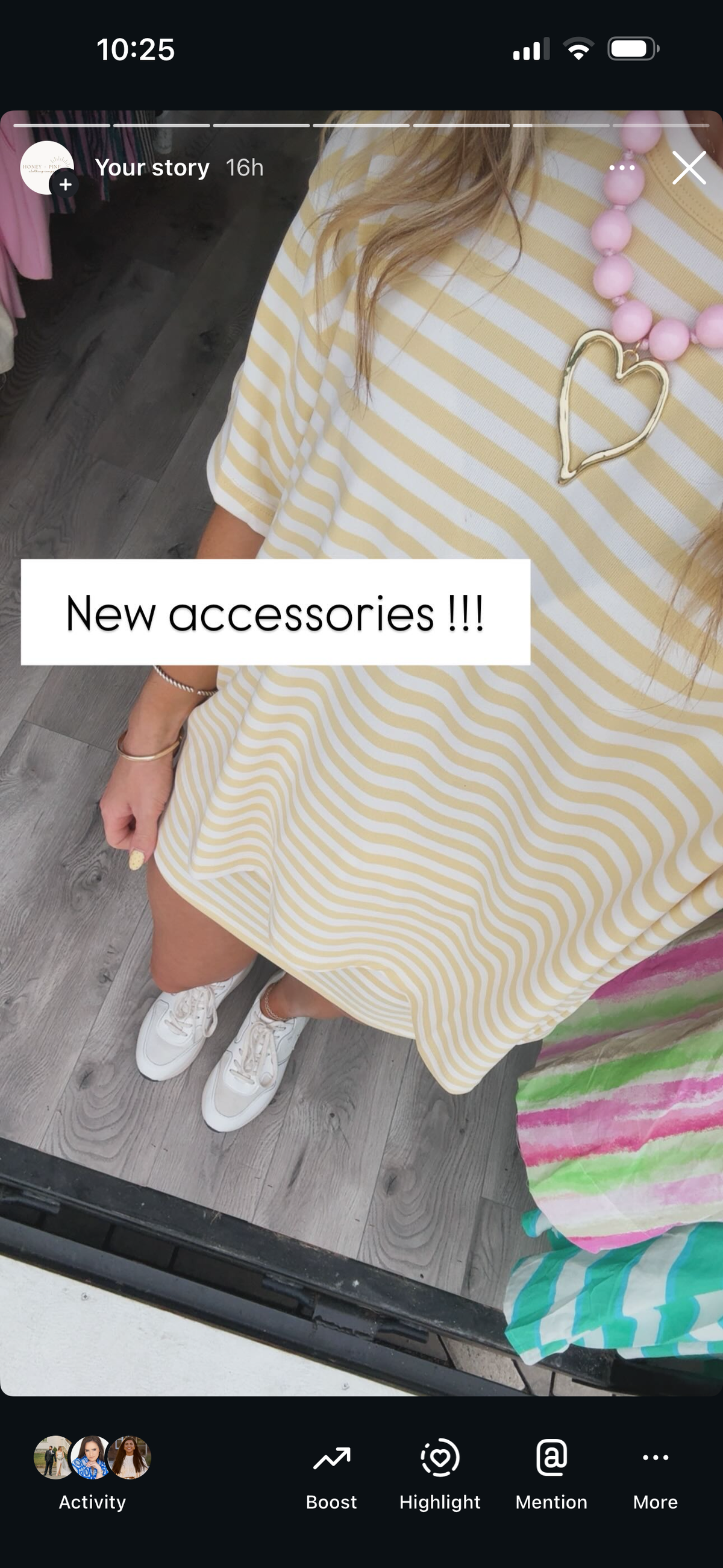 Lemon Stripe Skort Set
