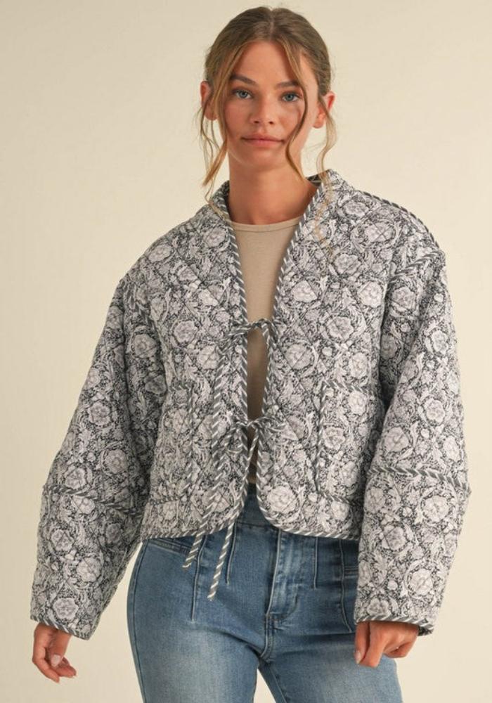 TESSA Floral Puffer Jacket