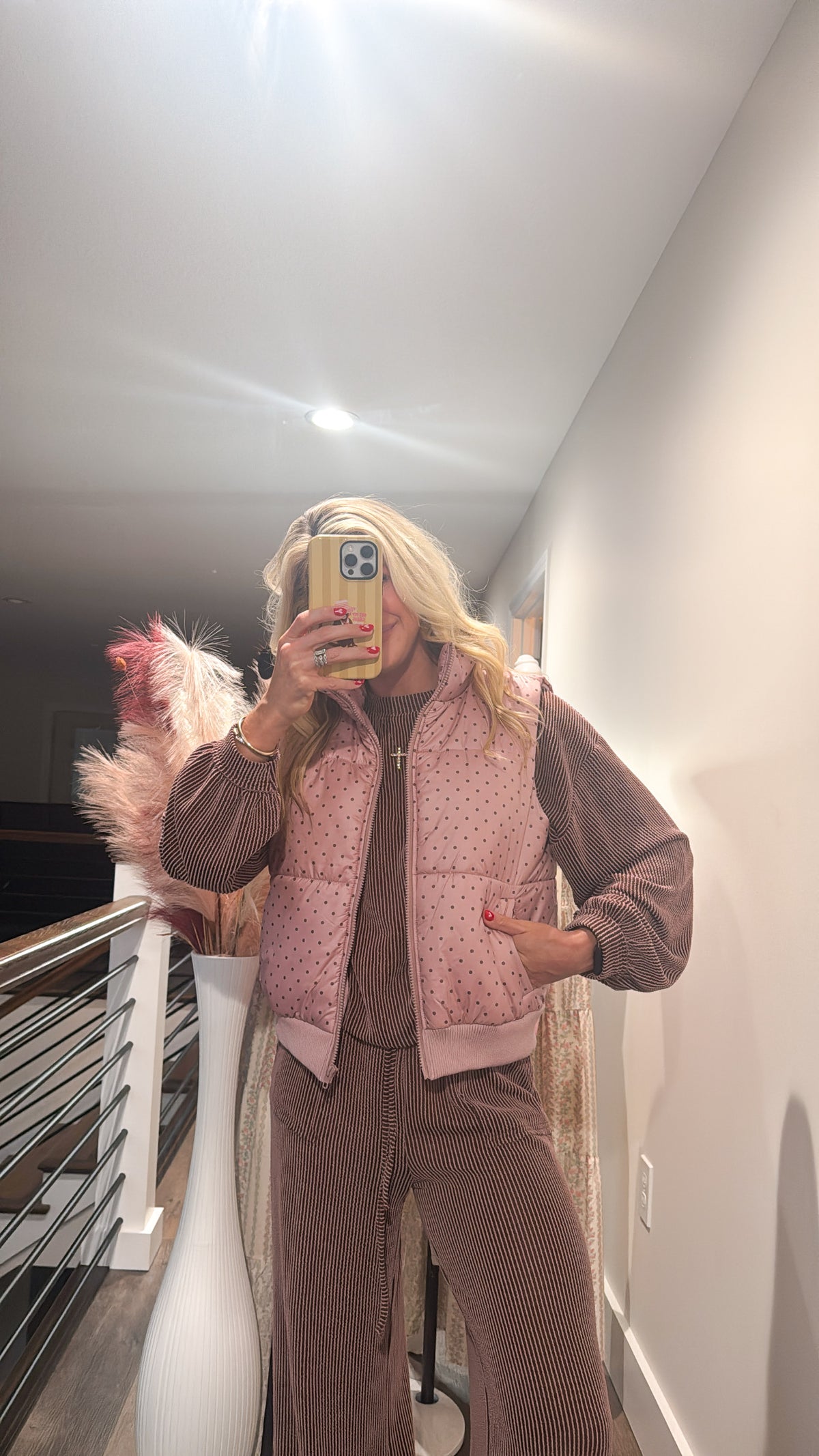 Rosewood Puffer Vest