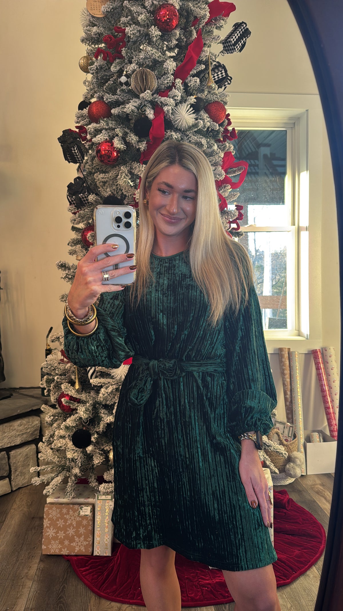 Mistletoe Muse Mini Dress