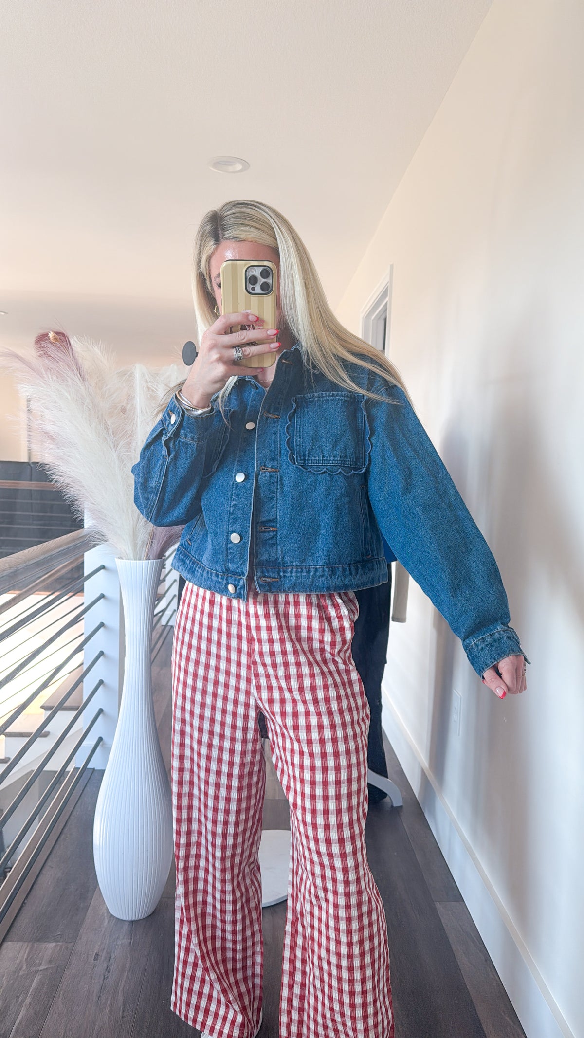 Cherry Bomb Gingham Pant