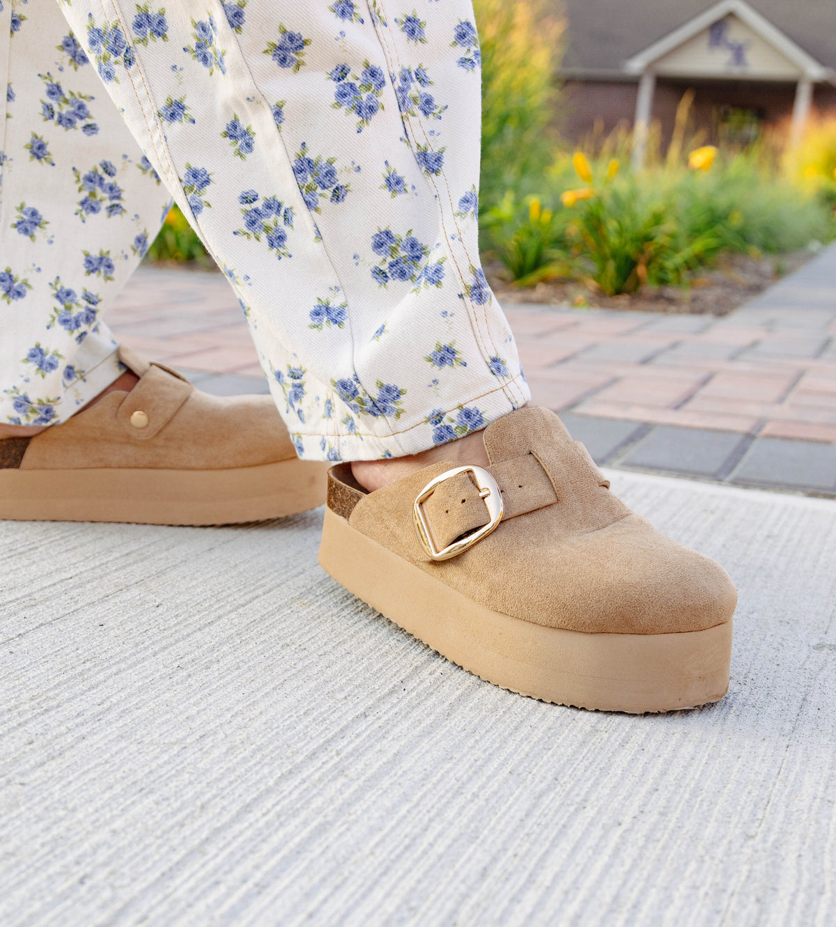 Jasmine Slip on Platform Shoes