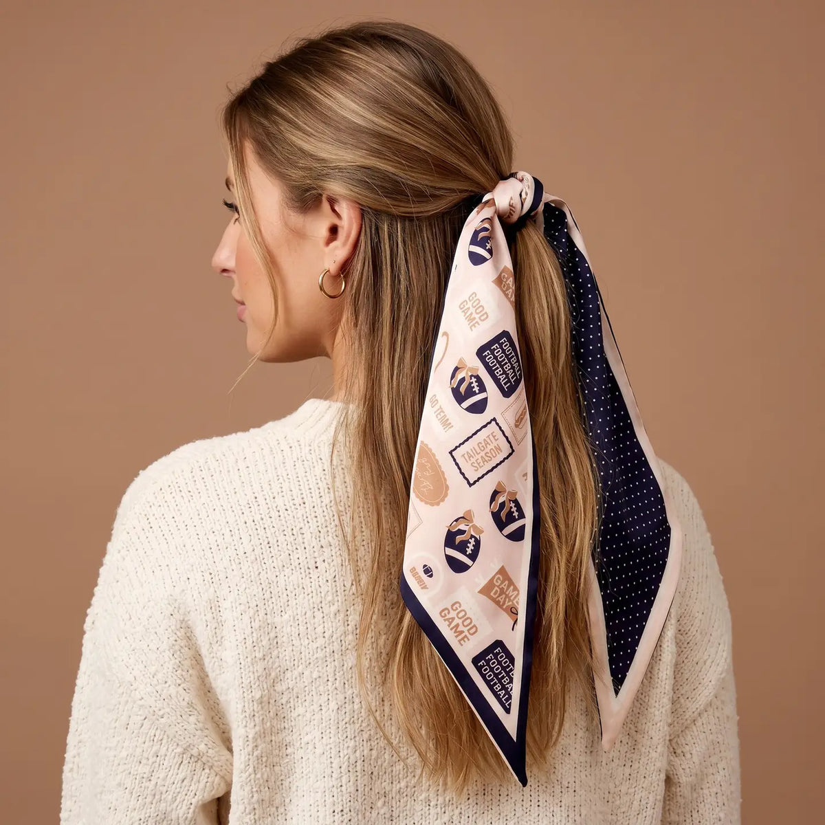 Canvas Tote- Scarf