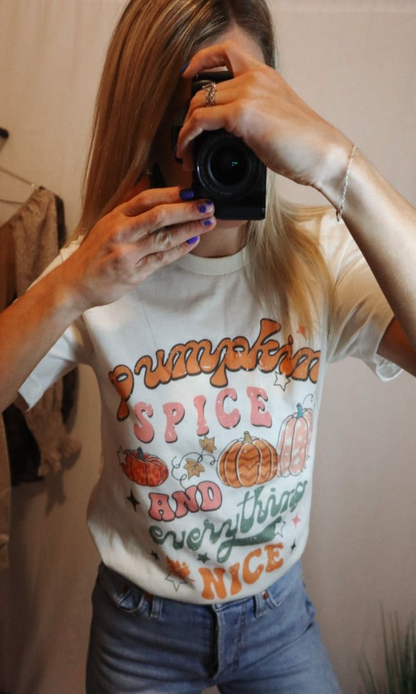 Pumpkin Spice and Everything Nice Graphic Tee