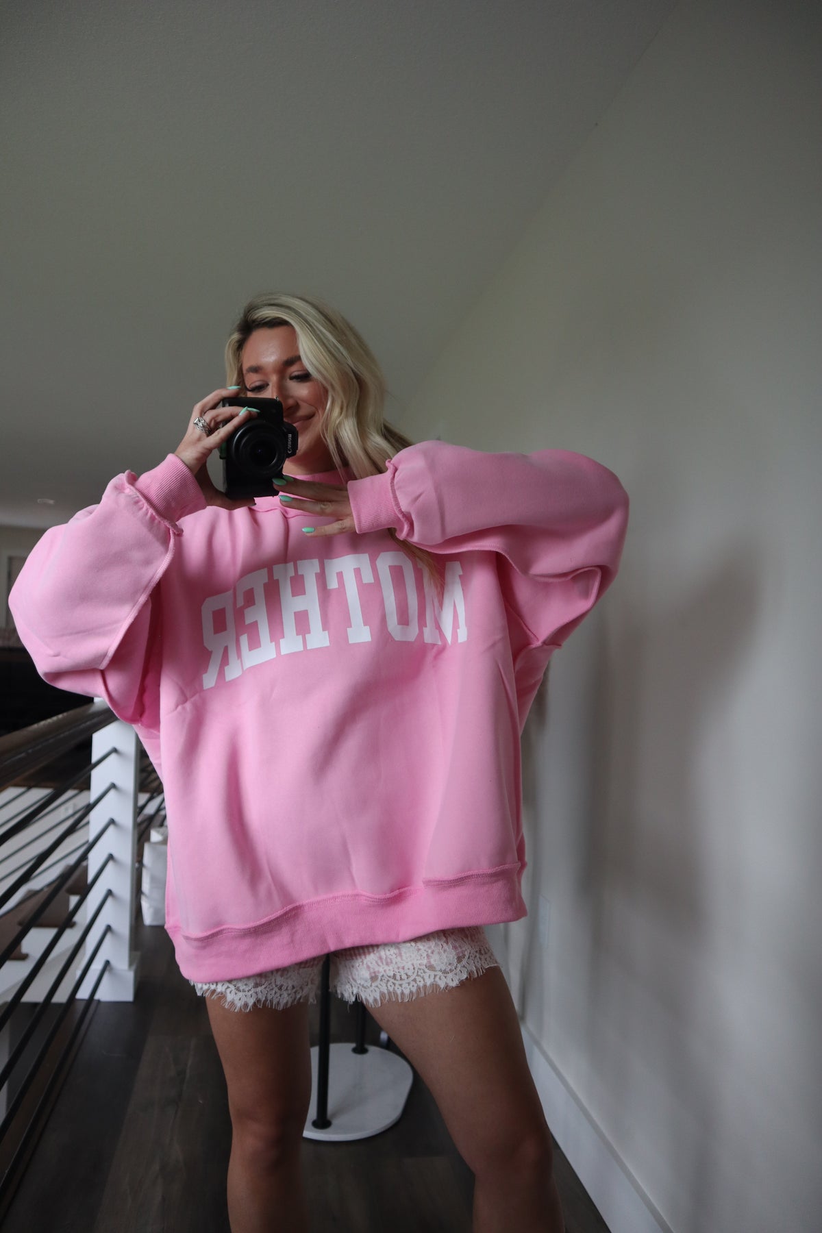 Mother Reversible Mockneck