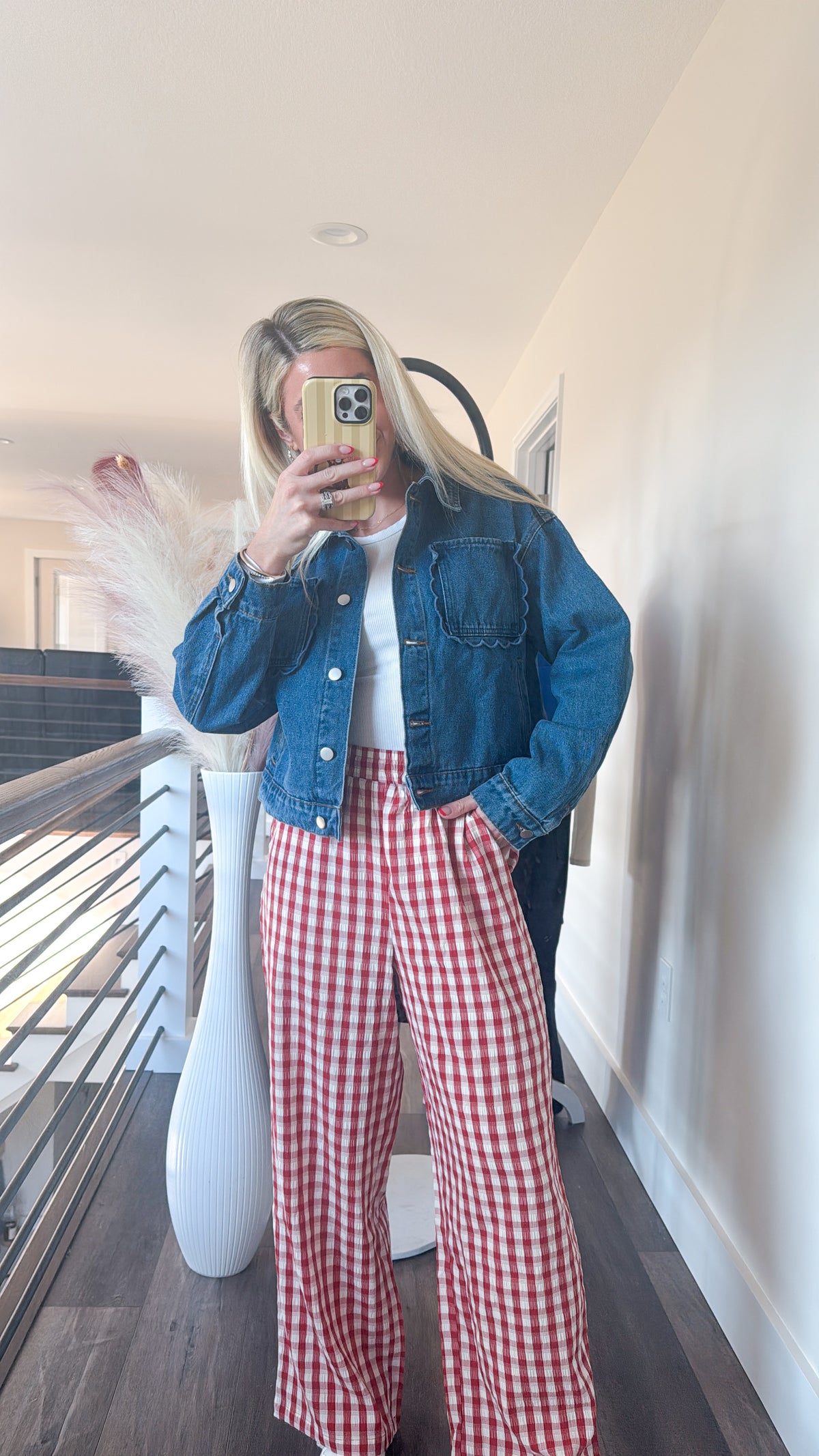 Cherry Bomb Gingham Pant