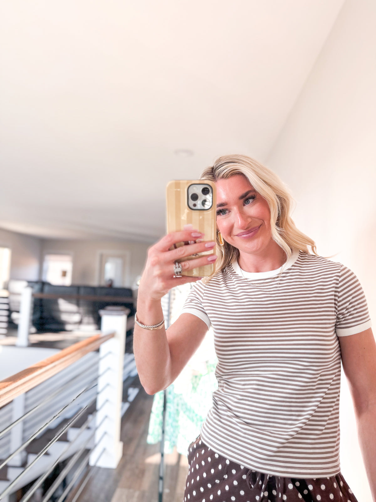 Latte Lines Baby Tee