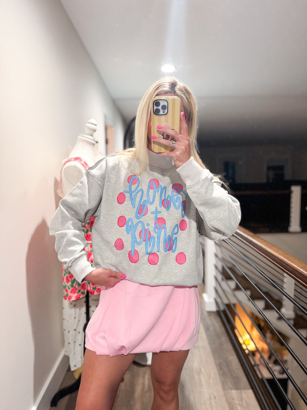 Honey + Pine Mockneck