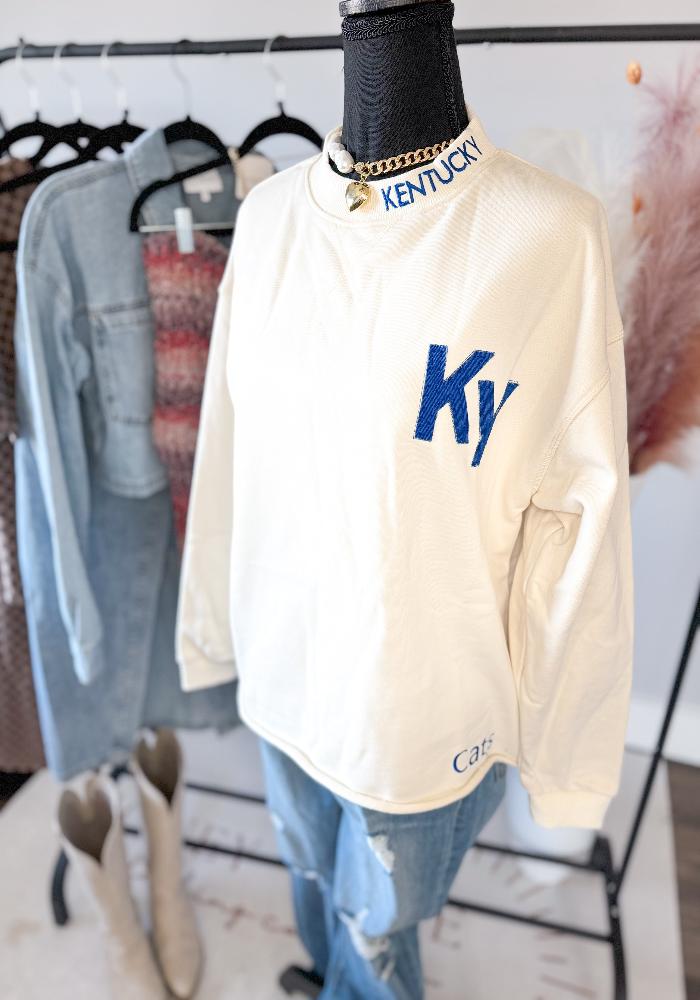 KENTUCKY Embroidered Crew