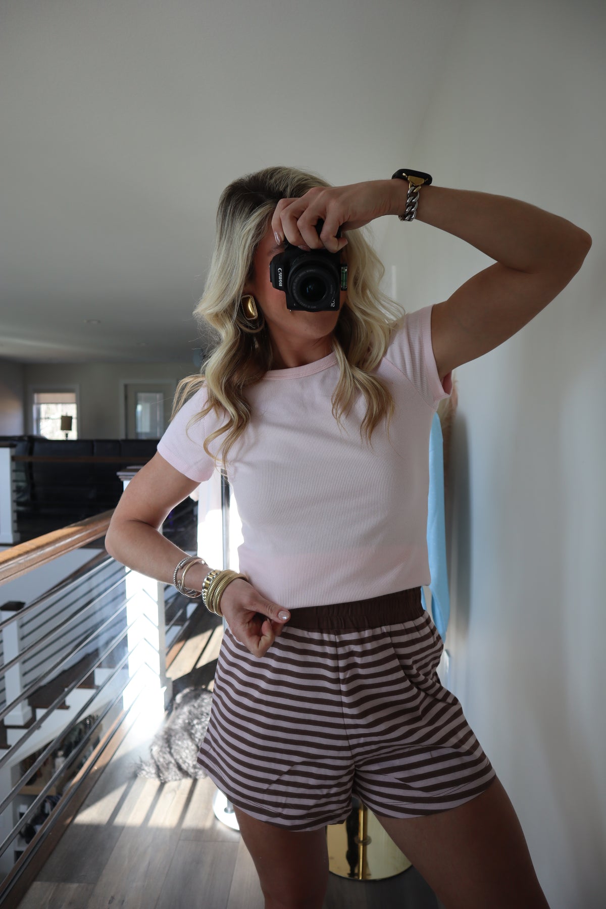 Strawberry Ribbed Tee