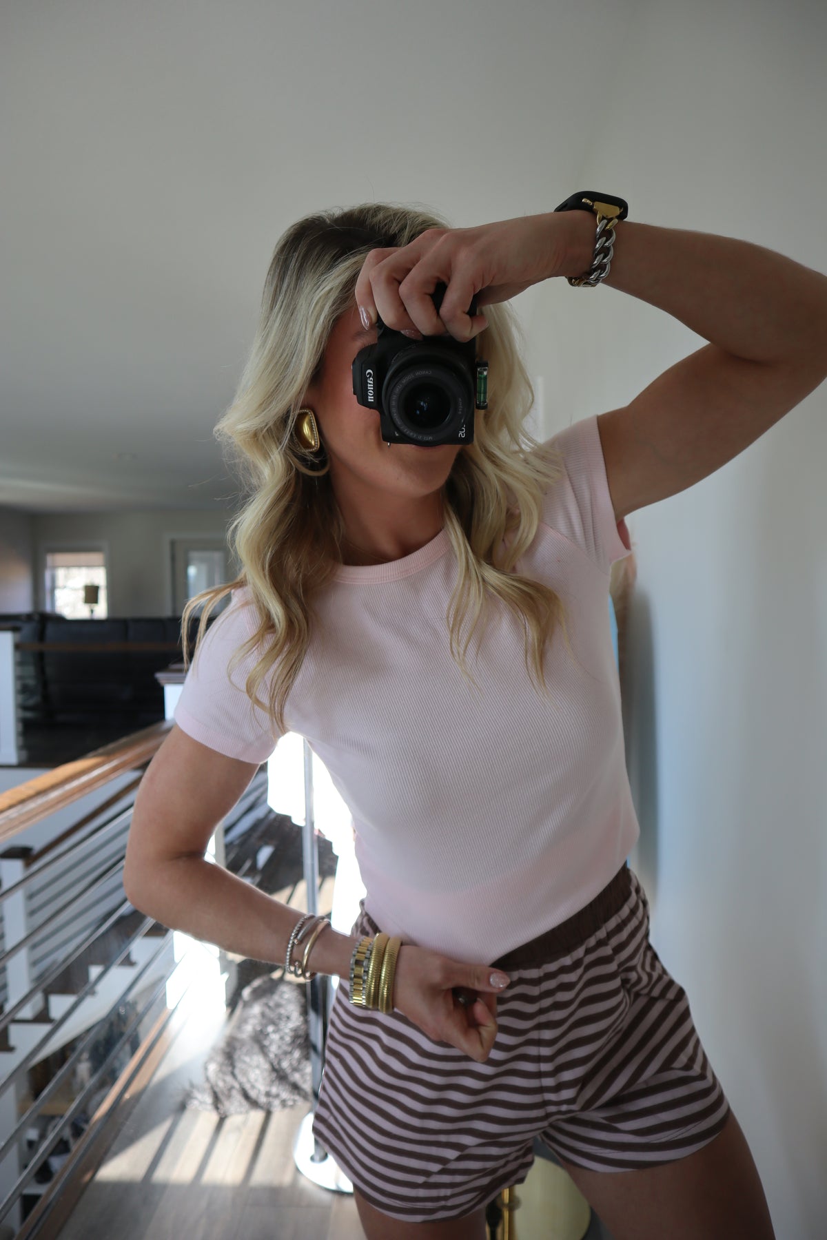 Strawberry Ribbed Tee