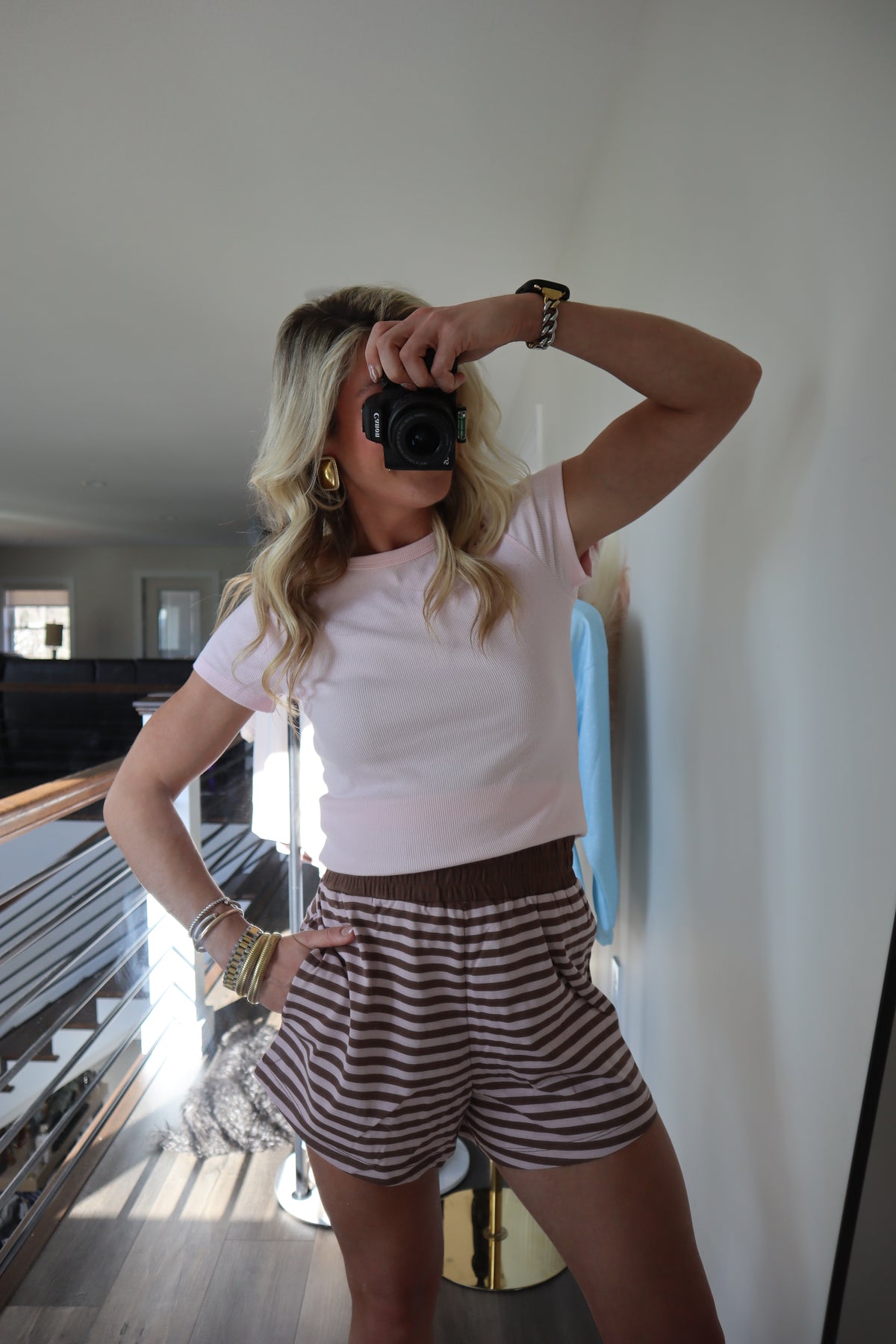 Strawberry Ribbed Tee