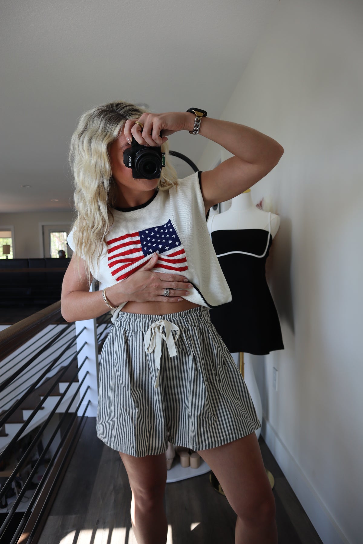 Moody Stripe Shorts