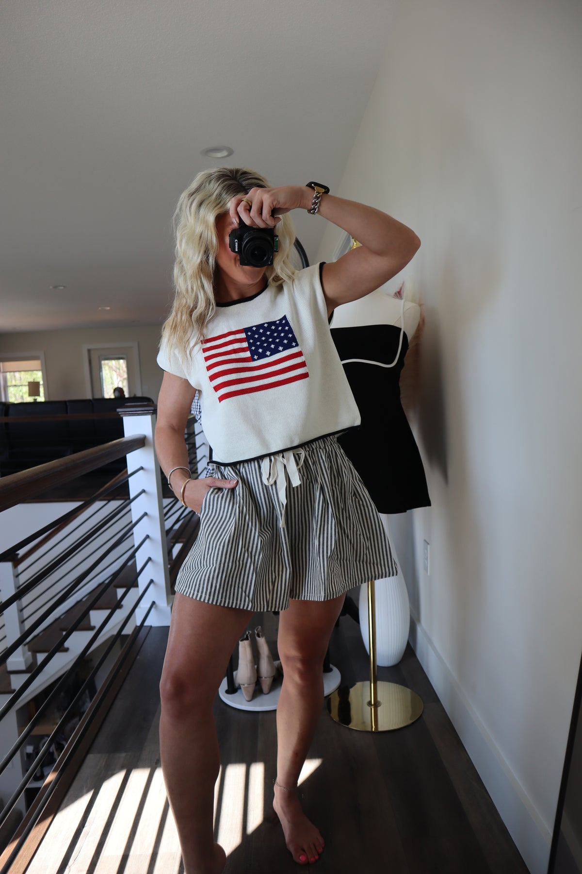 Moody Stripe Shorts
