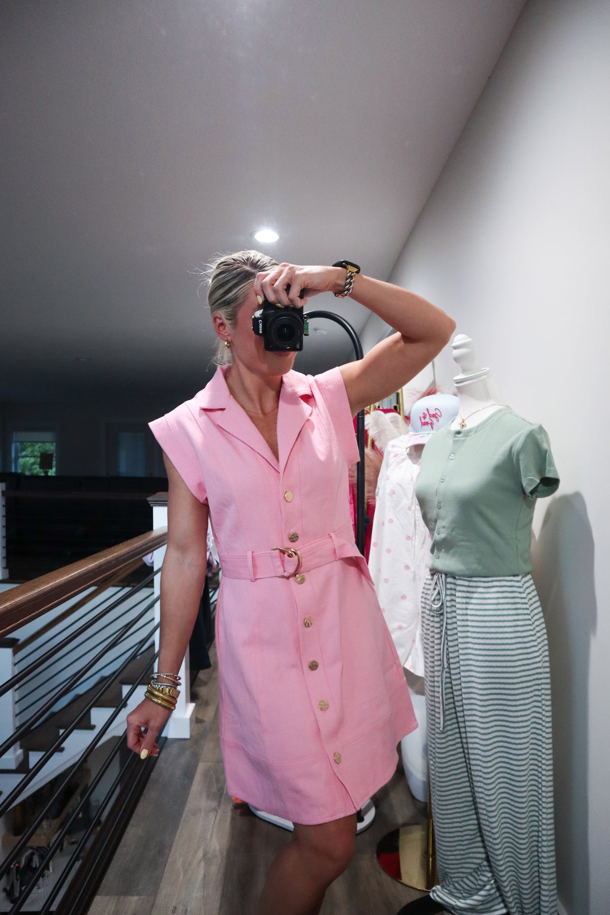 Pink Pony Denim Mini