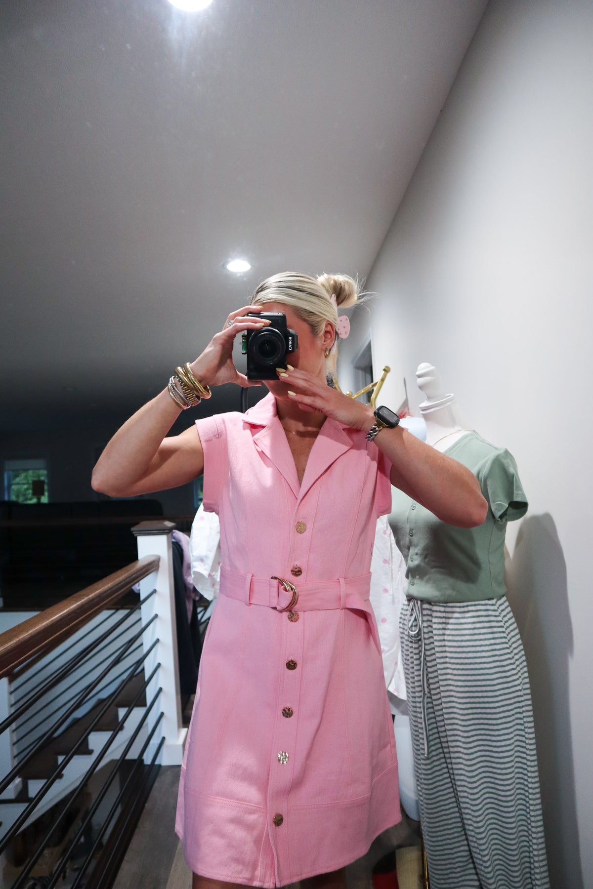 Pink Pony Denim Mini