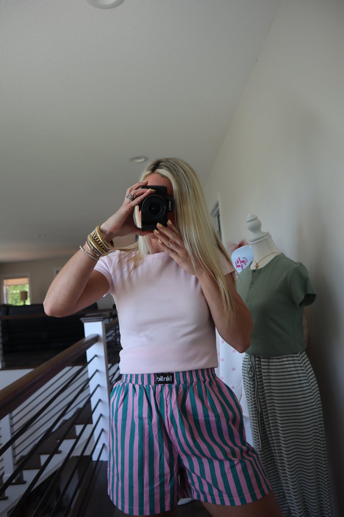 Pink Palm Boxer Shorts