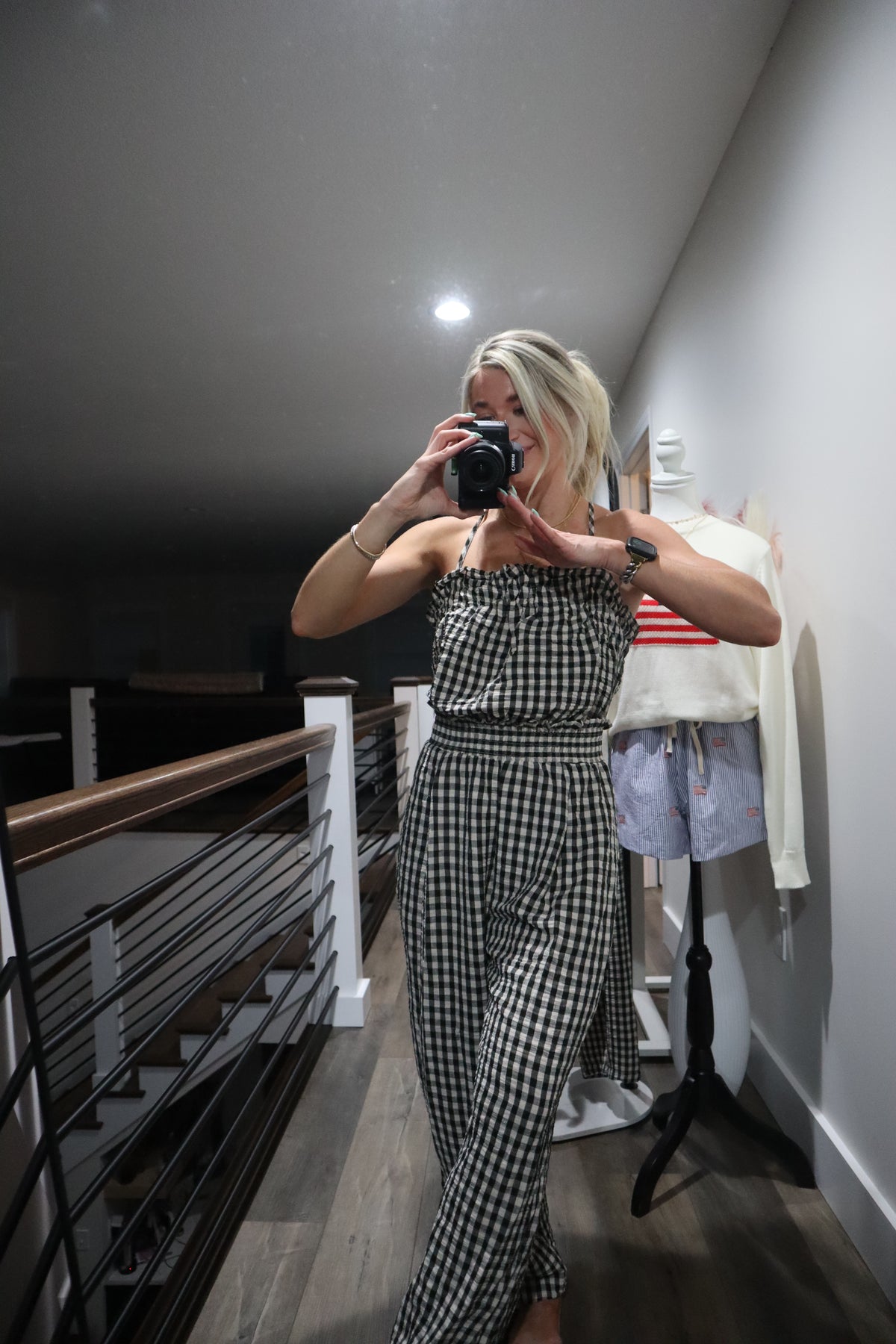Carefree Gingham Jumpsuit