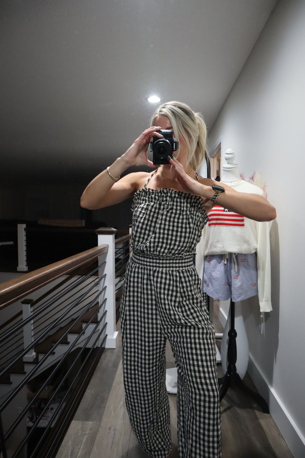 Carefree Gingham Jumpsuit