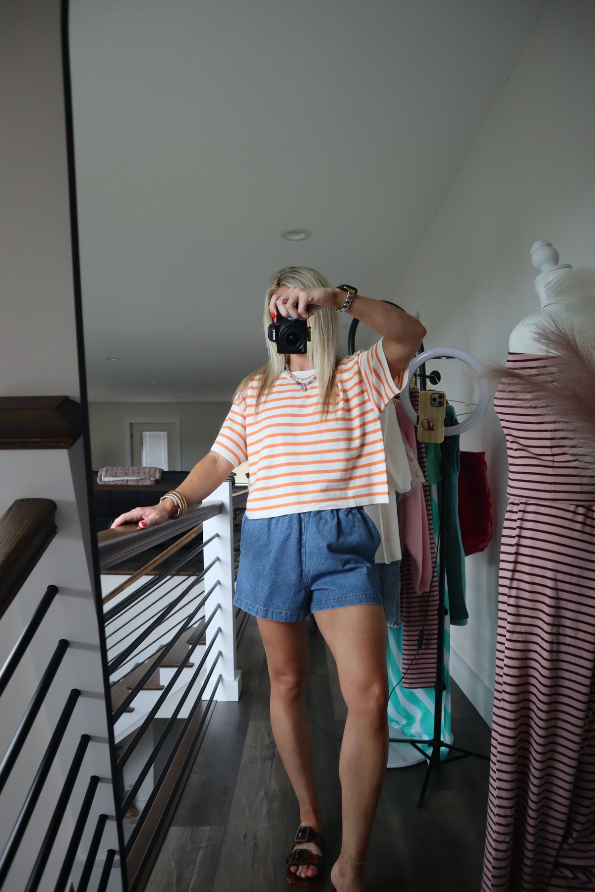 Something in the Orange Stripe Top