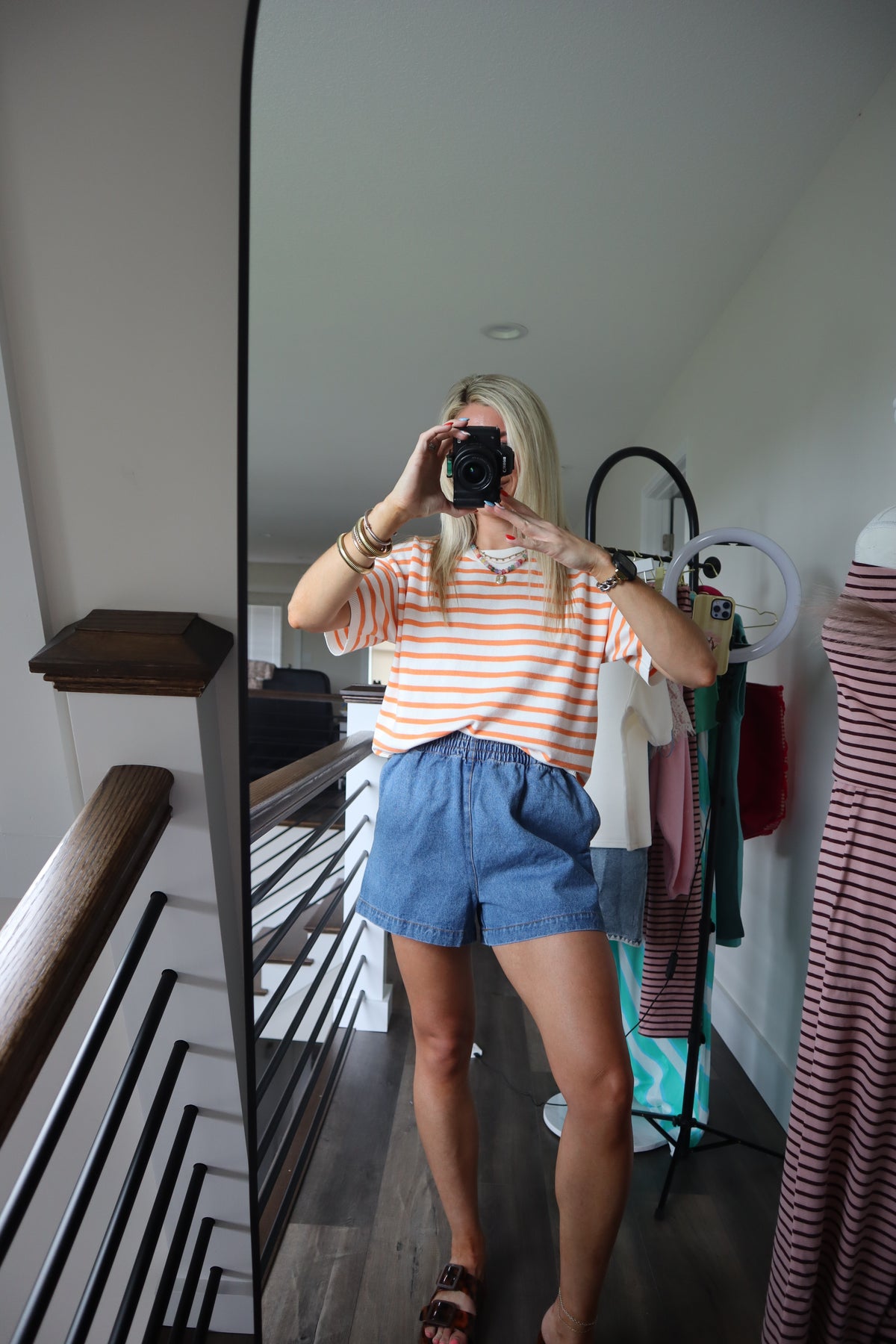 Sun Chaser Denim Shorts