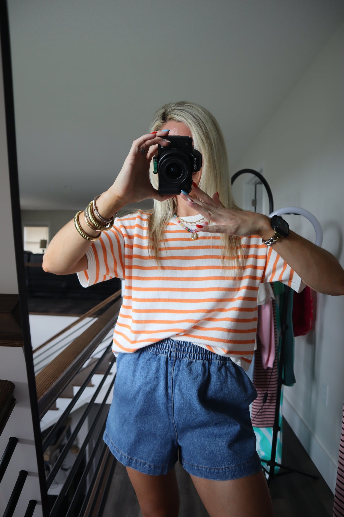 Sun Chaser Denim Shorts