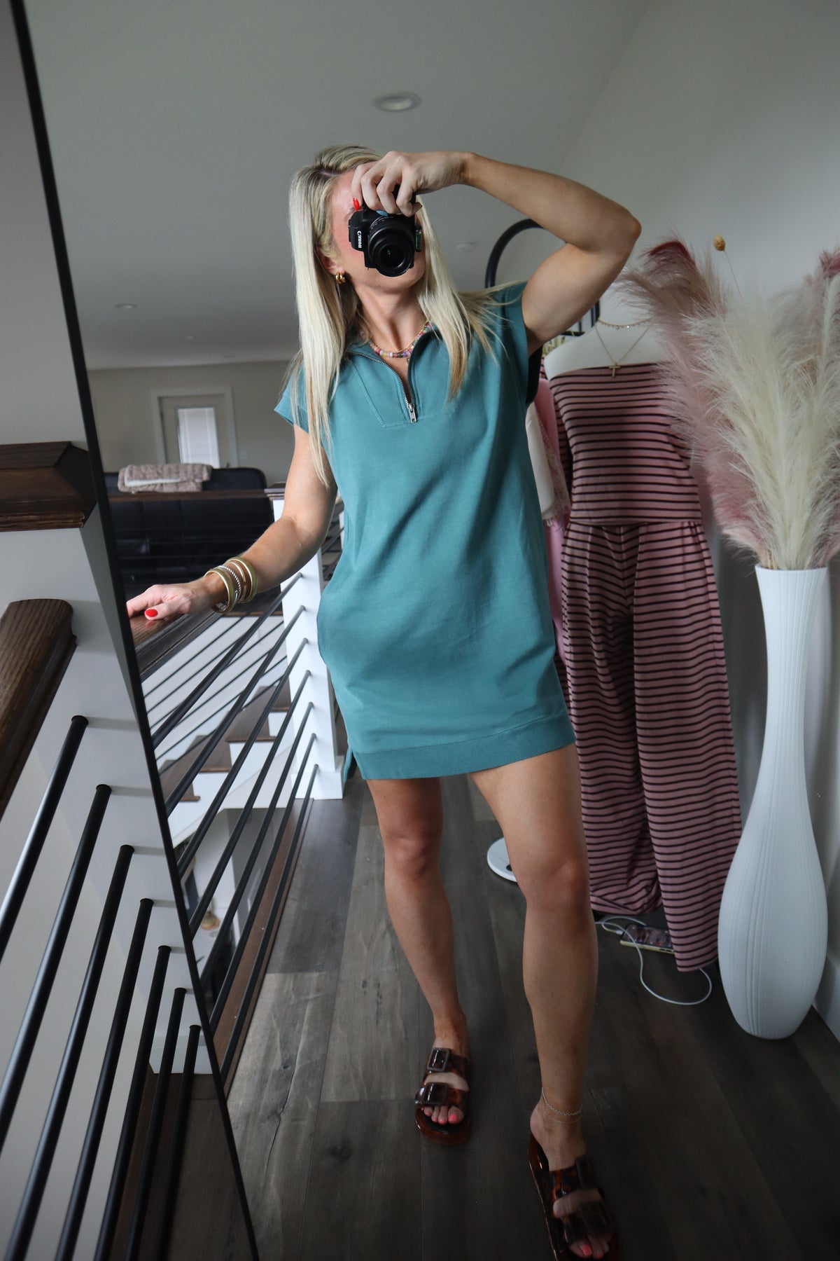 Ocean Blue Casual Dress