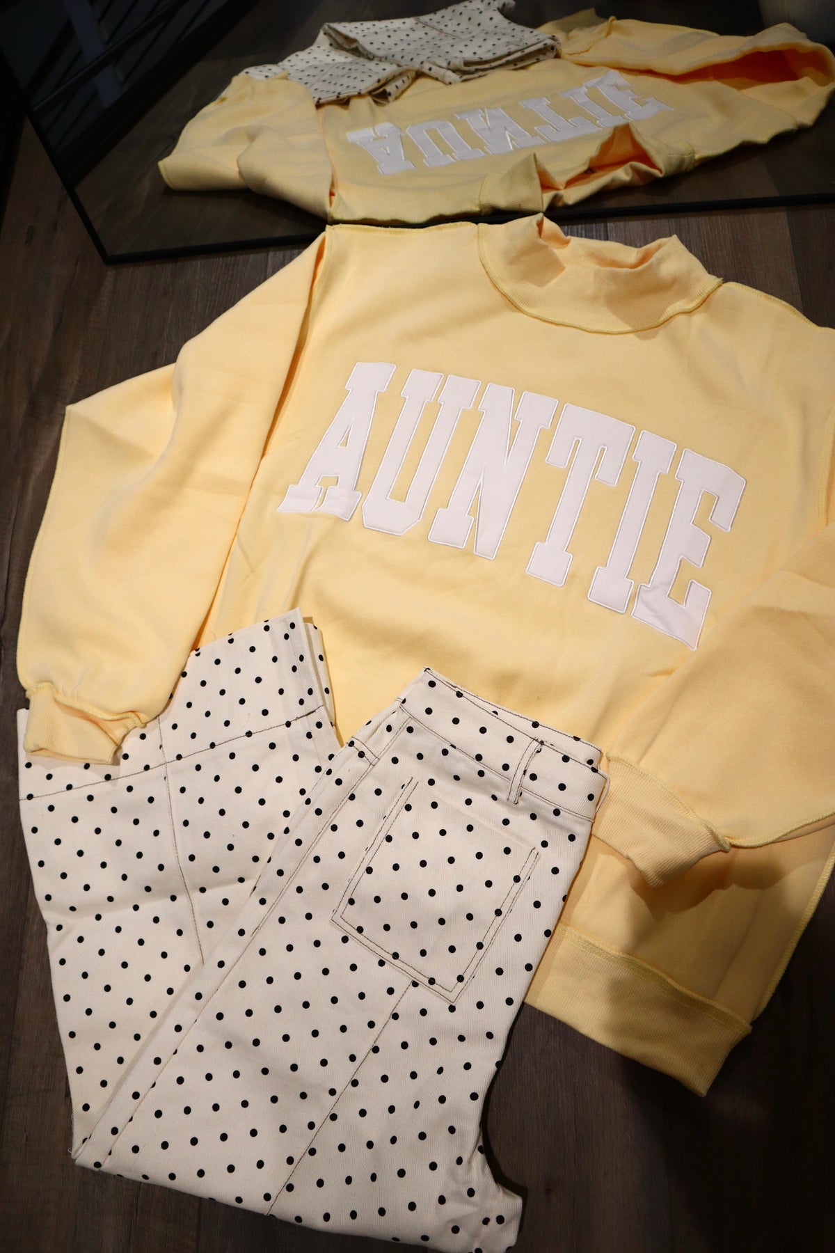 AUNTIE Oversized Mockneck
