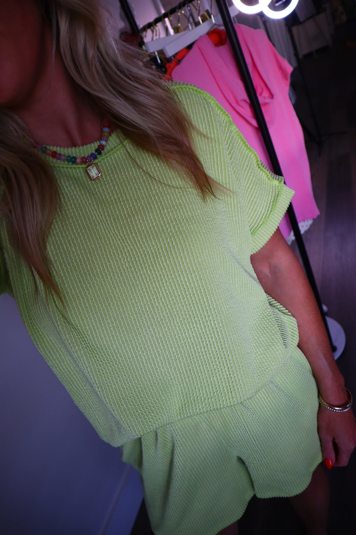Key Lime Ribbed Set