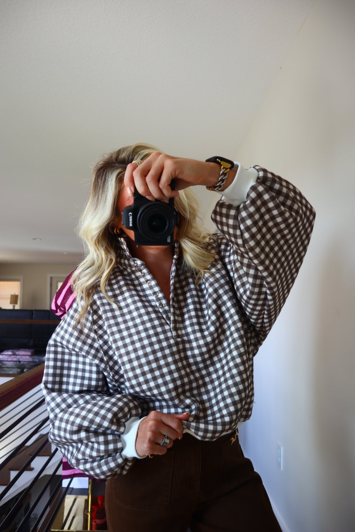 Piper Gingham Sweater
