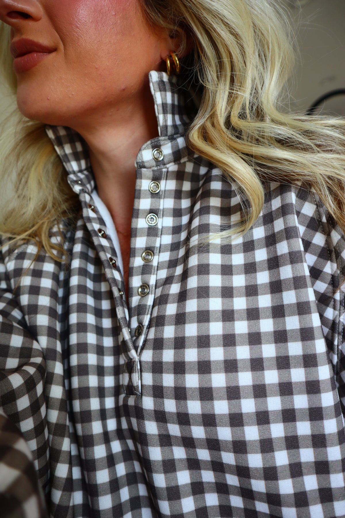 Piper Gingham Sweater