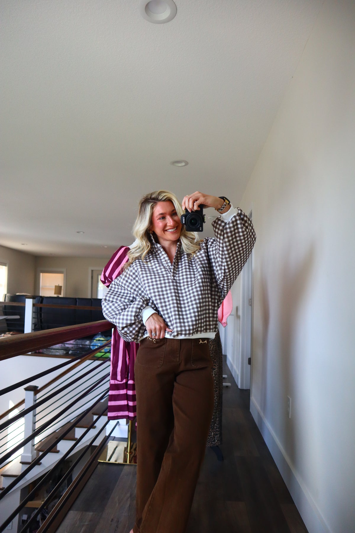 Piper Gingham Sweater