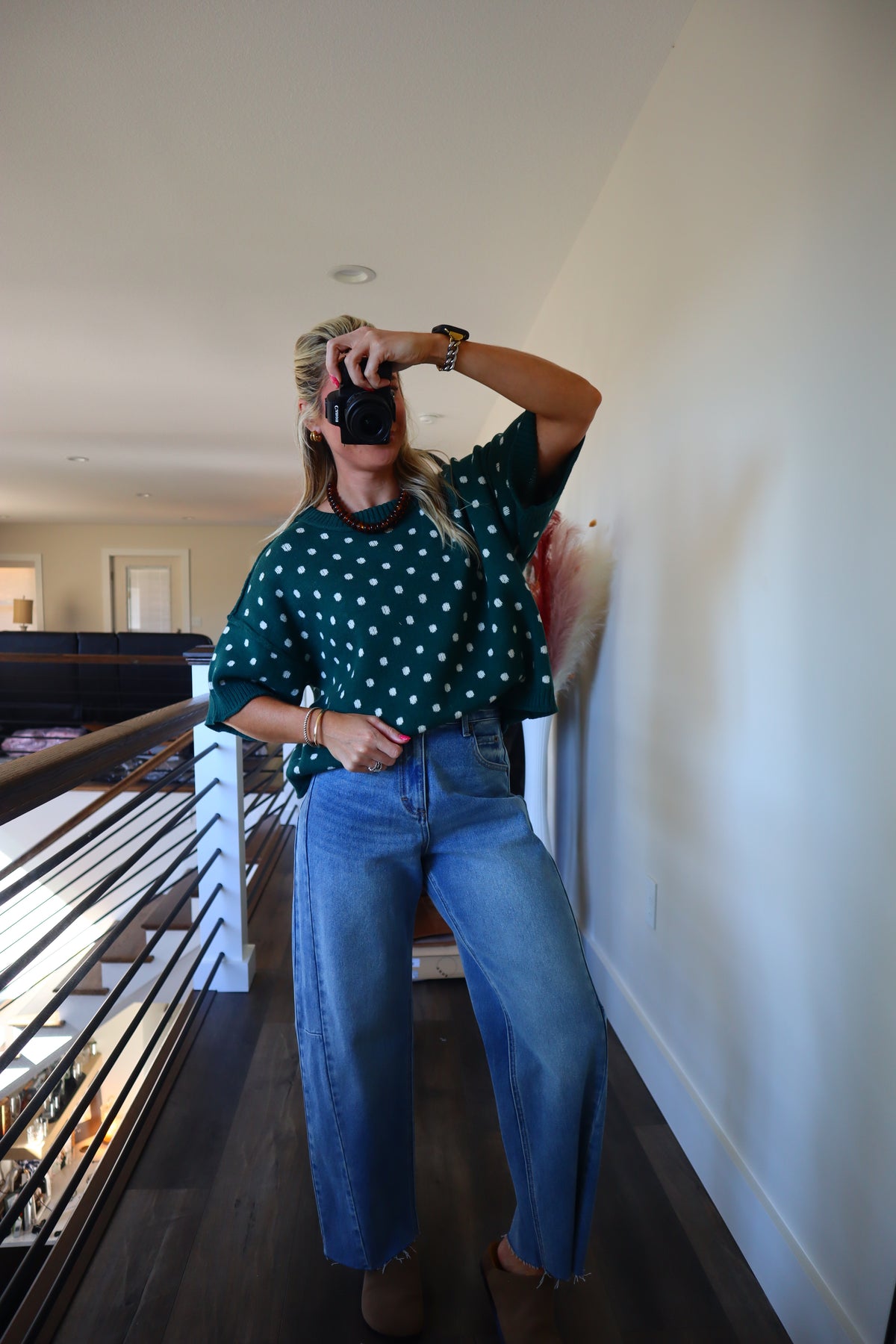 Kendra Polka Dot Top