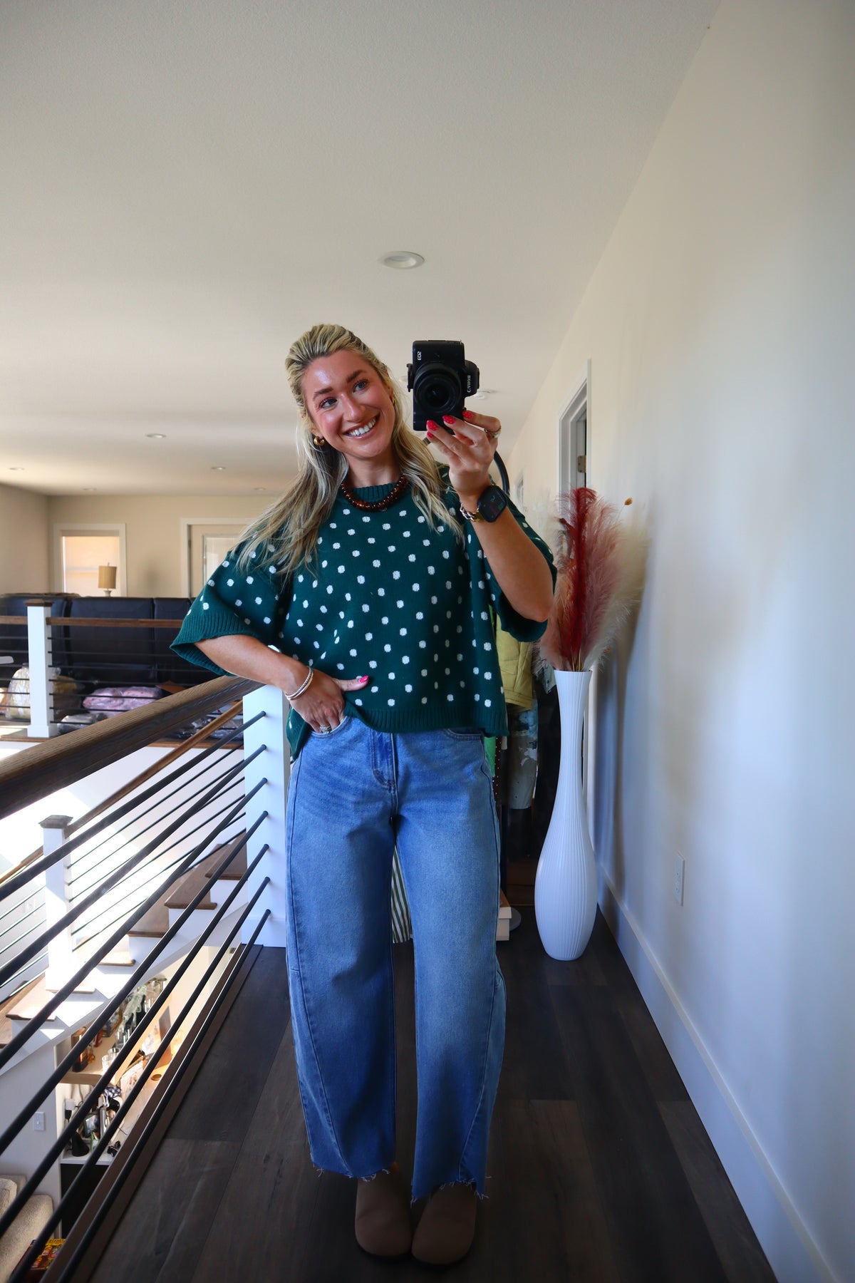 Kendra Polka Dot Top