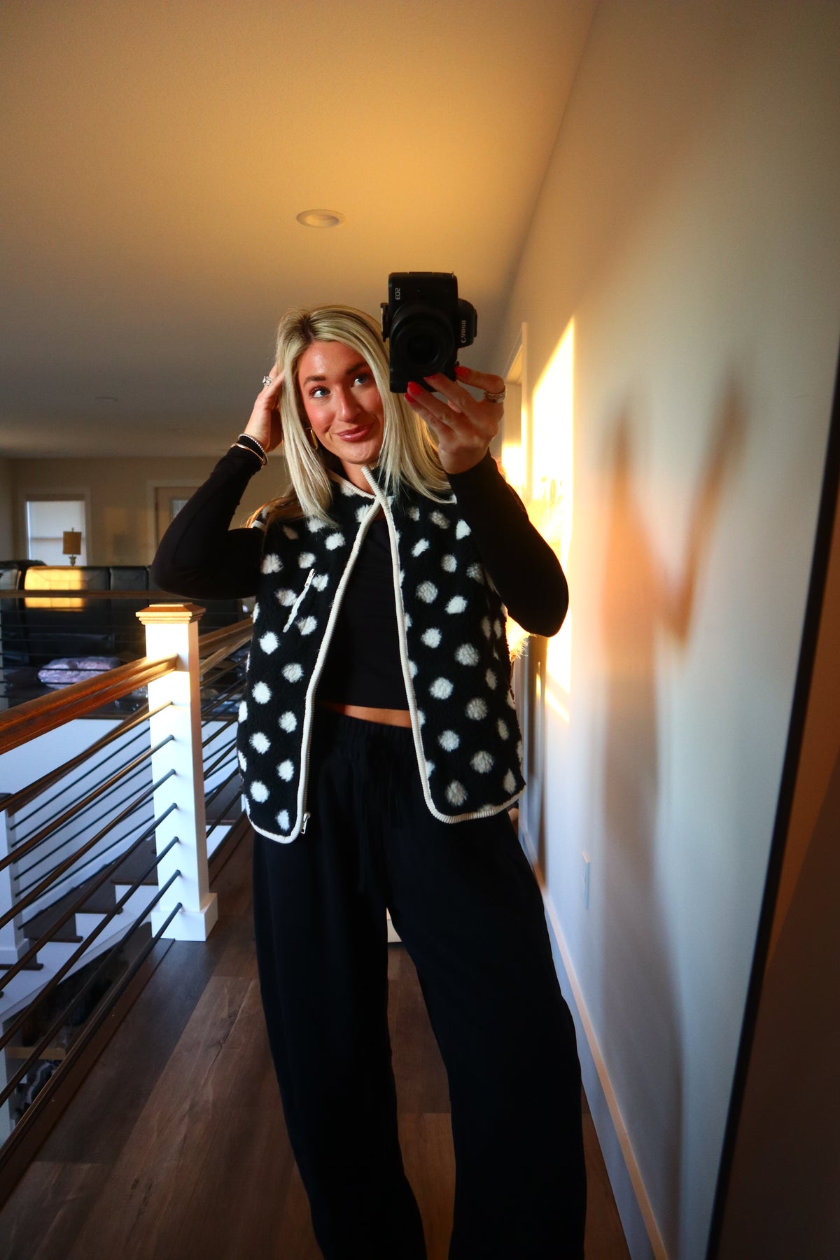 Chelsea Polka Dot Sherpa