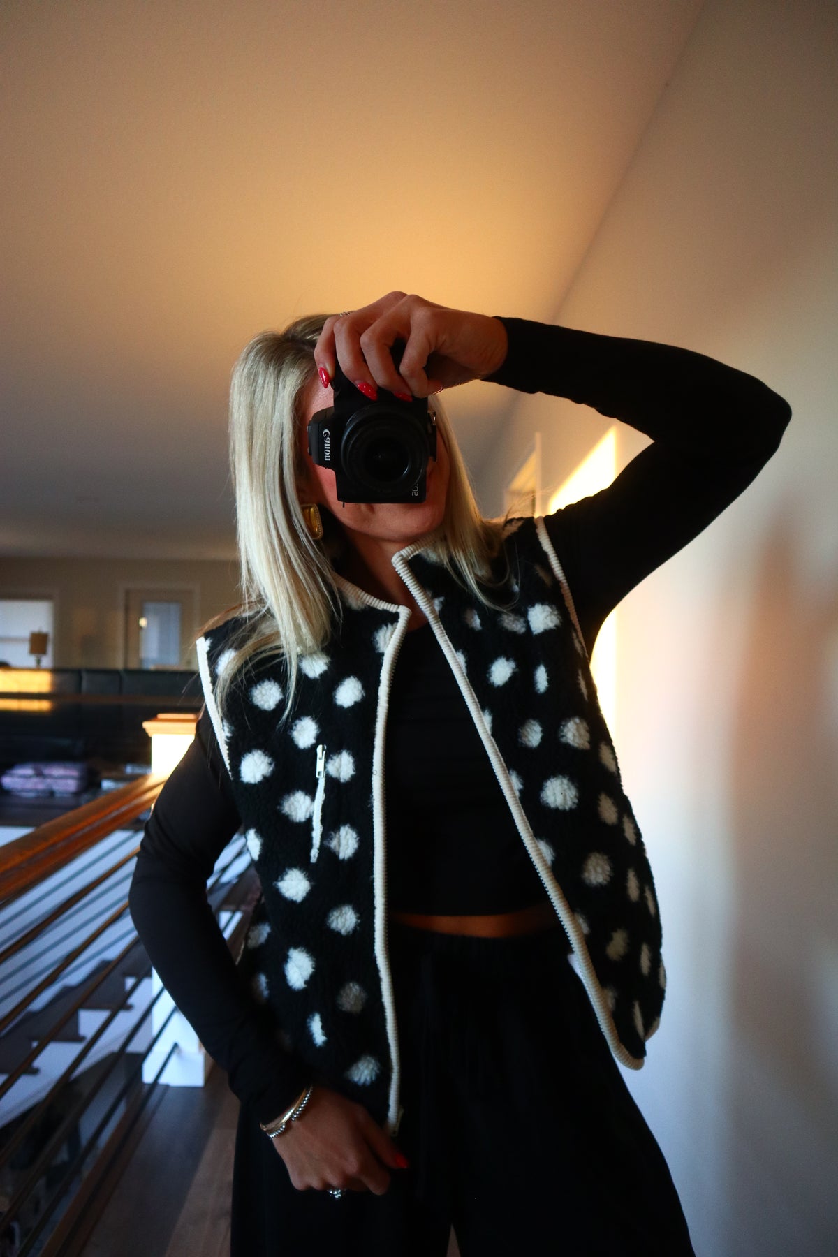 Chelsea Polka Dot Sherpa