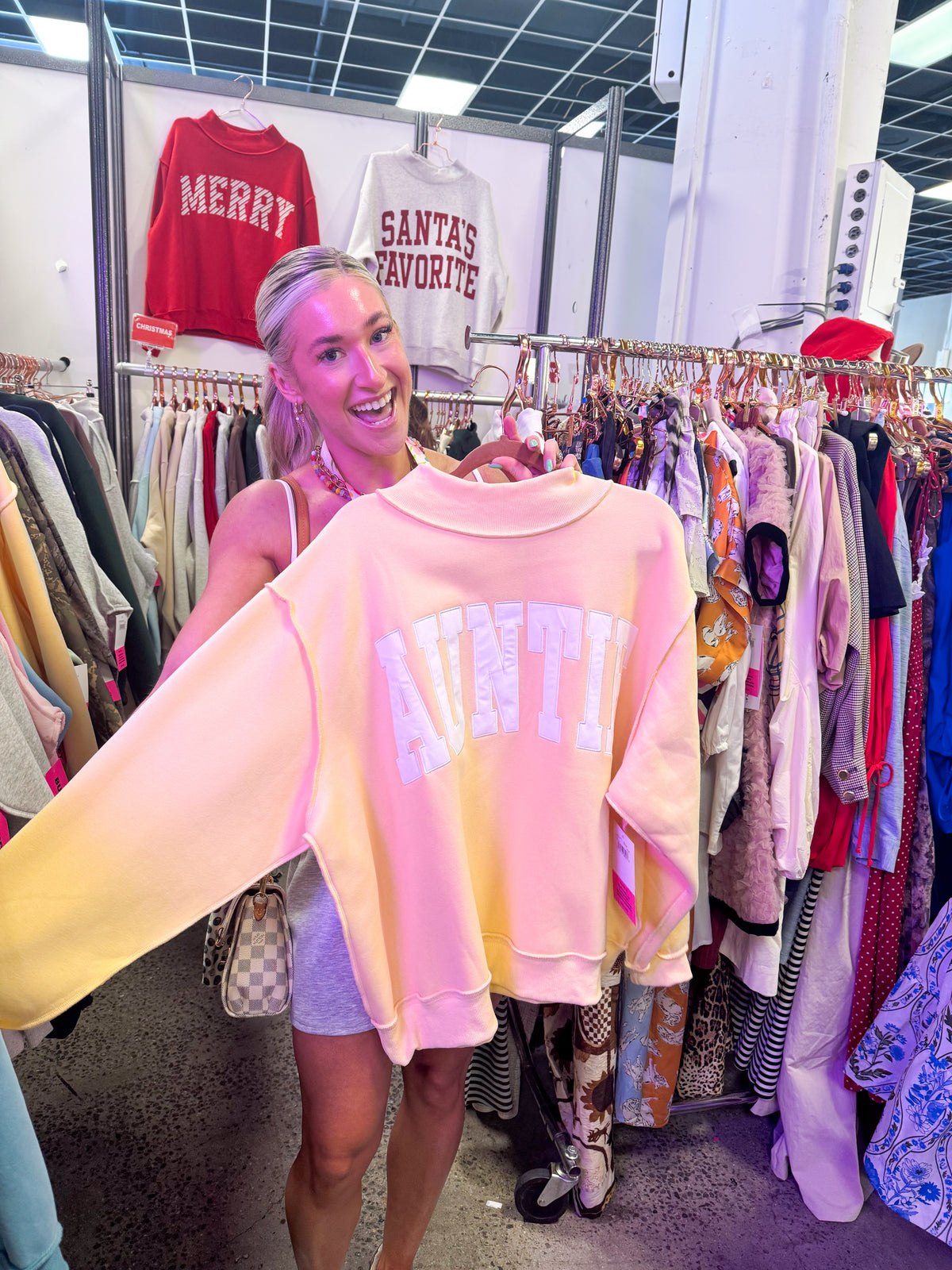 AUNTIE Oversized Mockneck