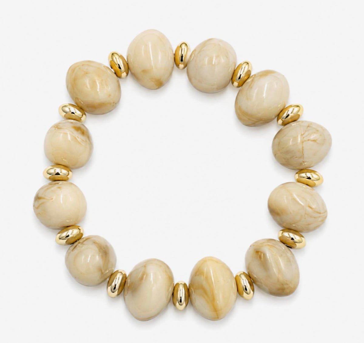 Cream Beaded Bracelet