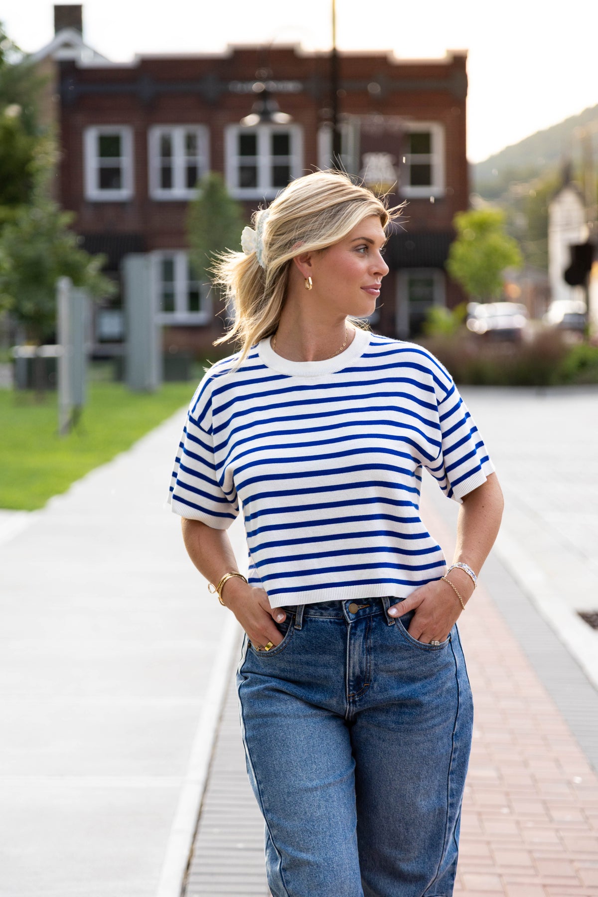 Saylor Stripe Top