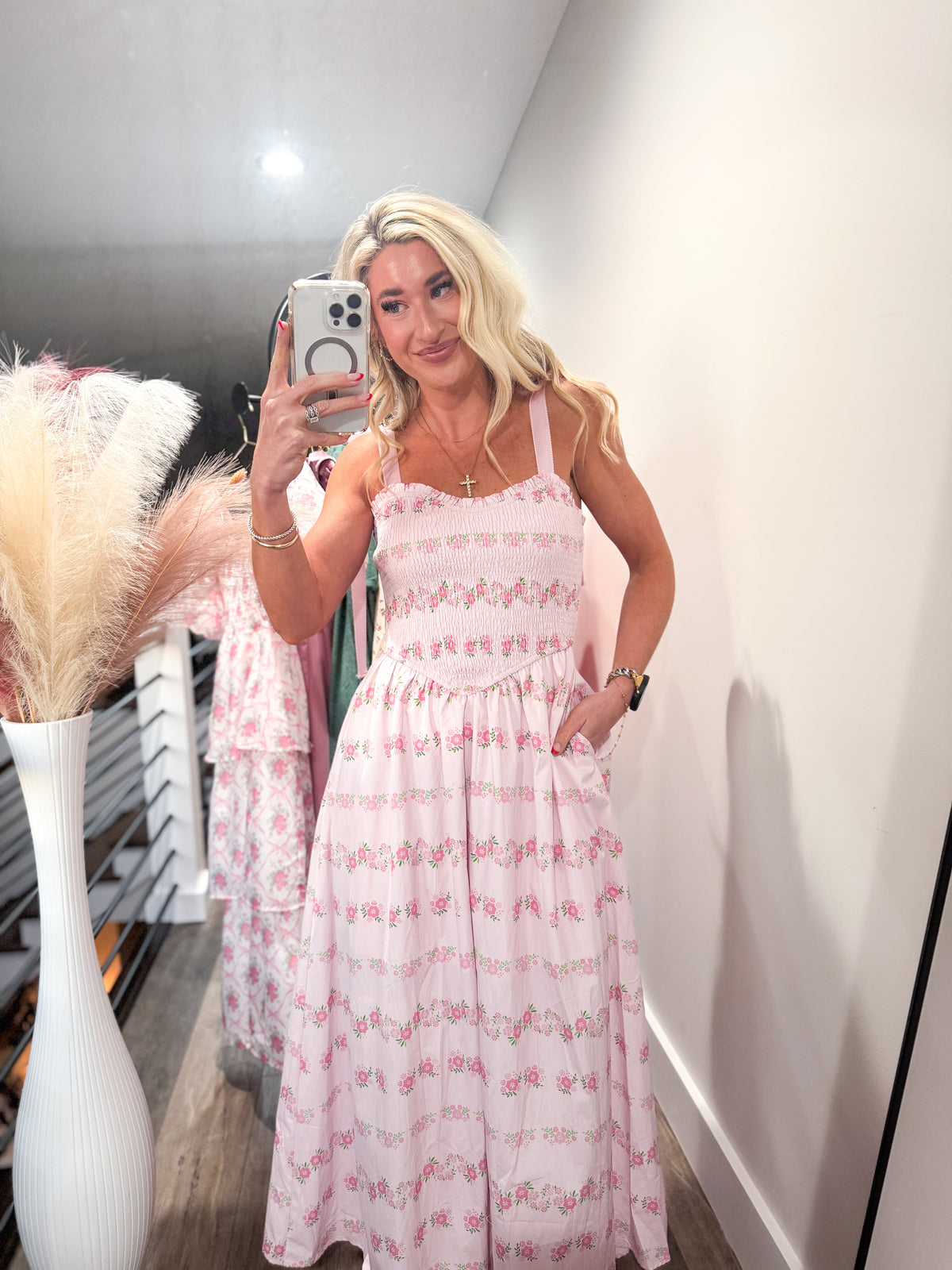 Camille Floral Midi Dress