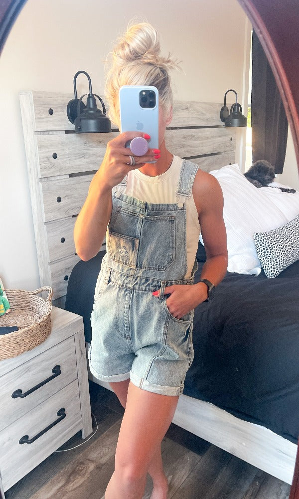 Maddie Denim Overalls