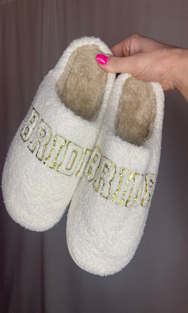 Cozy Toes - Bride Slippers