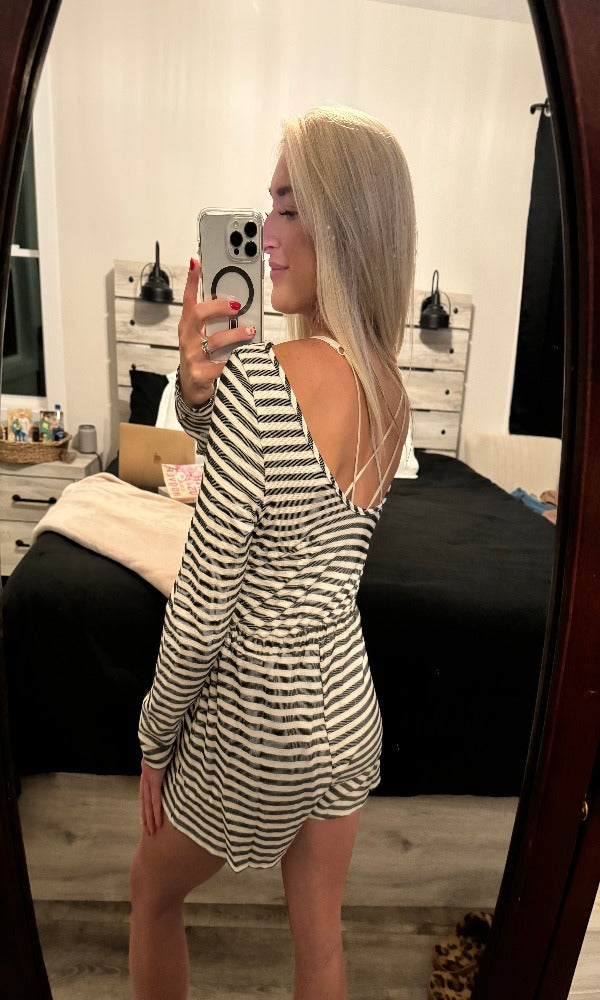 Carefree Stripe Romper